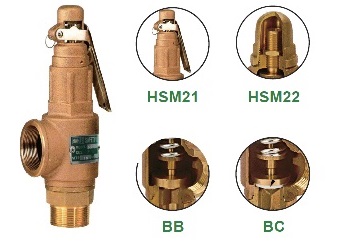Válvula de Segurança HSM Bronze